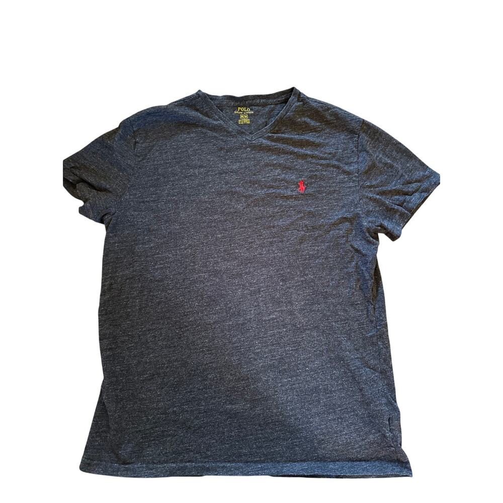 POLO RALPH LAUREN v neck shirt- MEDIUM